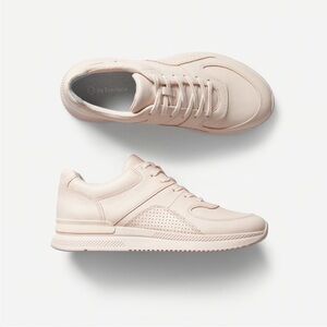 EVERLANE The Trainer NWOT Leather Sneaker Shoe W 8 M 6 Blush Pink Lace-Up